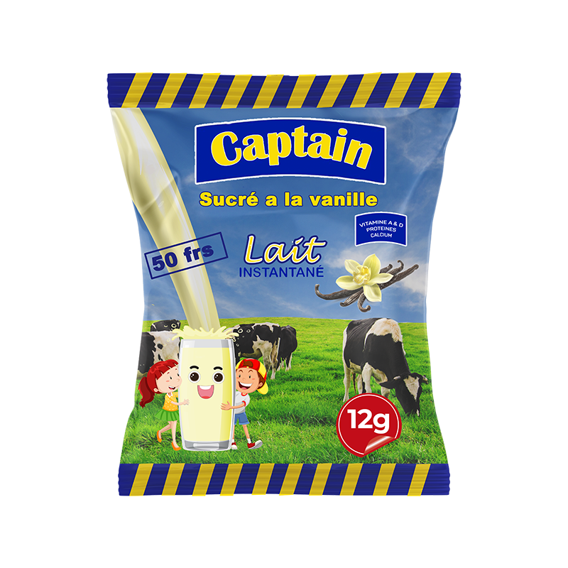 Captain Lait à la vanille 12g